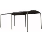 Carport en m�tal extensible mathis - 303 / 566 x 295 x 240 cm - gris