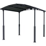 Carport spcial camping - car en aluminium et polycarbonate alpine 4. 35 x 3. 52 m