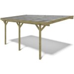Carport abri de voiture 3x524 m - 15 m2 - couverture pvc - car7 - 2pvctr