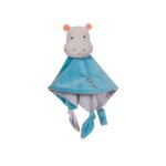 Carr doudou - bamboo - hippopotame - 24 cm - bleu - peluche pour bb