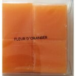 Carr fondant pour brle parfum fleur oranger