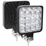 Carré phare de travail à led 2pcs 48w phare moto led 12v rampe phares longue portee spot feux de travail ... Carré phare de travail à led 2pcs 48w phare moto led 12v rampe phares longue portee spot feux de travail ...