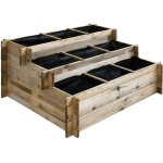Carr� potager en bois � �tages - grand mod�le