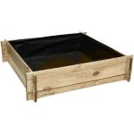 Carr potager divis en bois petit modle