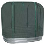 Carr� potager sur�lev� m�tal 120x60x110 cm avec arceaux + filet protection acier galvanis� anti - rouille ...