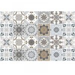 Carrelage adh�sif 10x10 style industriel credence adhesive pour cuisine brique24 pcs stickers muraux ...