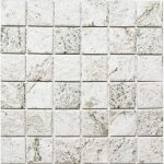 Carrelage mosa�que pierre naturelle gris beige structure miroir mos16 - hwa4lg