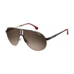 Lunettes de soleil - carrera - 1005 / s - 2m2 - noir dor - verre marron dgrad - protection catgorie ...