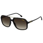 Lunettes de soleil - carrera - car - 229s - r60 - 60 - ha - noir - monture carre - verres miroits