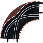 Carrera go - elment de changement de voies en virage - carrera - toys - accessoire pour circuit de voiture ...