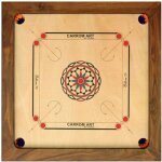 Carrom ellora 70 * 70 - carrom art - jeu de plateau - enfant - marron Carrom ellora 70 * 70 - carrom art - jeu de plateau - enfant - marron