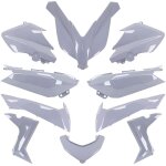 Carrosserie - carenage maxiscooter adaptable yamaha 125 - 250 - 400 xmax 2014 + 2017 gris nardo (kit ...