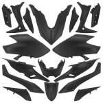Carrosserie - carenage maxiscooter adaptable yamaha 560 tmax 2020 + noir mat (kit 17 pieces)