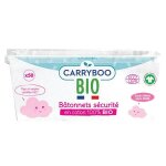 Carryboo b�tonnets s�curit� coton bio 50 b�tonnets