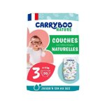 Carryboo nature couches naturelles et chou taille 3 (4 - 9kg) x50