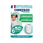Carryboo nature couches naturelles et chou taille 6 (16 - 30kg) x34