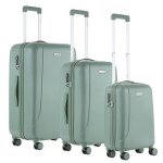 Carryon skyhopper set de 3 valises rigide - set de bagages avec serrure tsa polycarbonate - olive Carryon skyhopper set de 3 valises rigide - set de bagages avec serrure tsa polycarbonate - olive