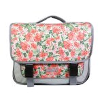 Cartable - bagtrotter - offshore grise fleurs - pour enfant - l38 x l13 x h34 cm - synthétique Cartable - bagtrotter - offshore grise fleurs - pour enfant - l38 x l13 x h34 cm - synthétique