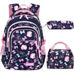 Cartable fille primaire cp enfant sac a dos ecole scolaire ce2 elementaire ensemble de 3 pieces avec ...