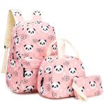 Cartable - sac � dos imprim� animal panda - 43x30x14cm - polyester �cologique - fille primaire