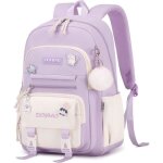 Cartable - kawaii - violet - 20 litres - tissu oxford - fille