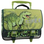 Cartable à roulettes dinosaure 41 cm - trolley Cartable à roulettes dinosaure 41 cm - trolley