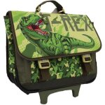 Cartable à roulettes dinosaure t - rex 41 cm - trolley Cartable à roulettes dinosaure t - rex 41 cm - trolley