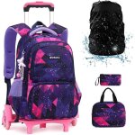 Trousse et sac décole avec roulette - trousse et cartable a roulette fille primaire pour enfants 6 - ... Trousse et sac décole avec roulette - trousse et cartable a roulette fille primaire pour enfants 6 - ...