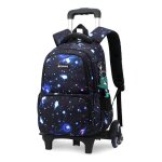 Trousse et sac d�cole avec roulette - lecoo - noir - trousse et sac � dos scolaire - pour enfants 6 - ...