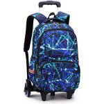 Cartable à roulette en nylon - marque - modèle - garcon - bleu - haute qualité - grande capacité Cartable à roulette en nylon - marque - modèle - garcon - bleu - haute qualité - grande capacité