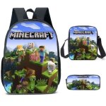 Cartable sac à doslot de 3 minecraft 3d impression sac à dos sacoche et trousse à crayons cartable sac ... Cartable sac à doslot de 3 minecraft 3d impression sac à dos sacoche et trousse à crayons cartable sac ...