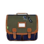Cartable - tann's - axel - 41 cm - kaki - polyester recycl