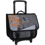 Cartable trolley scolaire alistair - 39cm - gar�on - boys only - marque fran�aise - garantie 2 ans