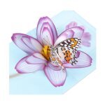 Carte anniversaire pop - up - originale - fleur 3d - enveloppe premium - pour femme - 20x15 cm