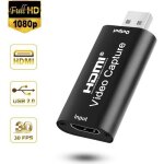 Cartes de capture audio vido hdmi video capture card streaming hdmi vers usb2. 0 enregistrement via ...