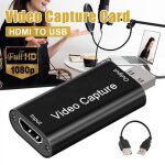 Carte de capture audio vido capture vido hdmi vers usb full hd 1080p usb 2. 0 carte de capture hdmi ...