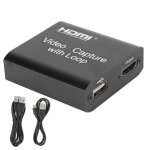Carte de capture externe usb en direct haute d�finition usb vers hdmi avec sortie en boucle pour switch ...