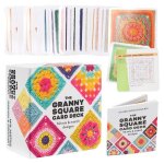 Carte crochet granny square - 50 pi�ces mod�le crochet couverture patch accessoire crochet aucuneary