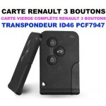 Carte de d�marrage � programmer pour renault megane ii et scenic 2
