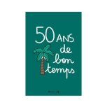 Carte double ( + enveloppe) 50 ans - derri�re la porte