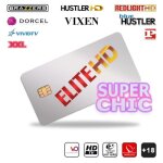Carte elite hd super chic 14 cha�nes 12 mois tv adulte abonnement international satellite hot bird astra ...