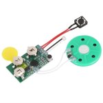 Carte enregistrable module de son denregistreur vocal de carte de voeux module de son enregistrable enregistre ...