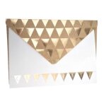 Cartes et enveloppes motif fanions 10 x 12 cm 7 pi�ces