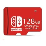 Carte m�moire 128 go gaming micro pour nintendo switch sd uhs - i u3 v30 a2