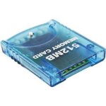Carte mmoire 512mb pour nintendo gamecube ou wii bleu