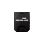 Carte m�moire - eaxus - 8 mo - nintendo gamecube wii - noir - 123 blocs de stockage