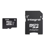 Carte mmoire flash integral ultimapro - 32 go - class 10 - micro sdhc