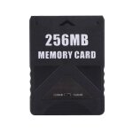 Carte m�moire memory card 256mo noir pour ps2 playstation2 hb047