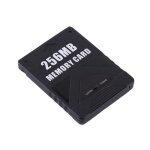 Carte m�moire memory card 256mo noir pour ps2 playstation2 hb049 - jop