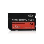 Carte mmoire memory stick ms pro duo compatible pour sony 8gb